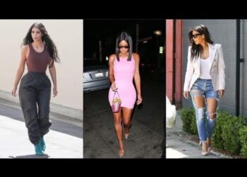 Best of Kim Kardashian street style looks || Kanye west's wife street Style fashion outfits.