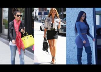 Kim Kardashian Street Style Evolution 2024