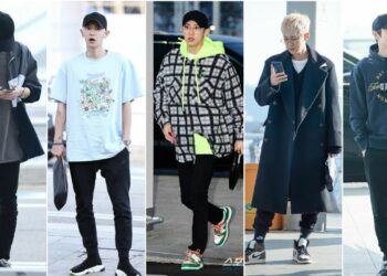 EXO Chanyeol Airport Fashion Style