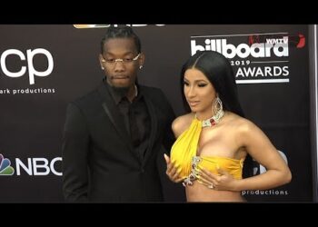 Cardi B and Offset arrive at 2019 Billboard Music Awards Red carpet