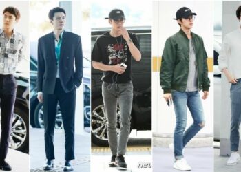 EXO Sehun Airport Fashion Style