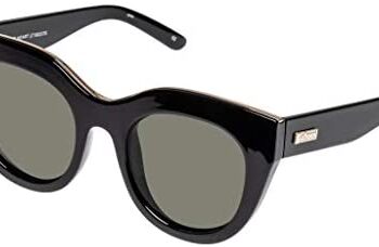 Le Specs. AIR HEART womens BLACK / GOLD eyewear