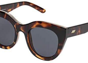 Le Specs. AIR HEART womens TORTOISE eyewear