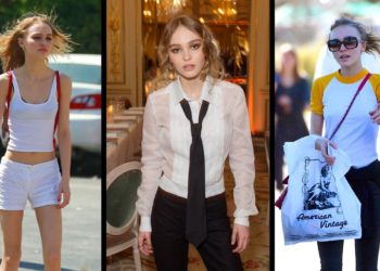 Johnny Depp's Daughter (Lily-Rose Depp) – Hairstyle, Casual Style & Street Style