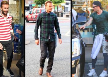 David Beckham's Street Style, Casual Style and Hairstyle