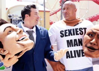 "Mascot Photobomb" with Dwayne Johnson