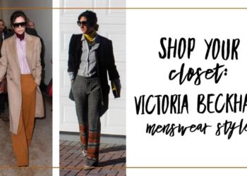 Shop Your Closet: Victoria Beckham Menswear Style! | Minimalism | Slow Fashion