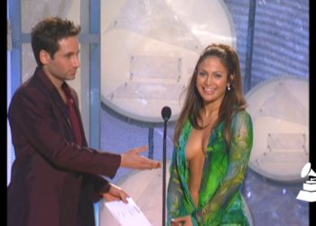 Jennifer Lopez And David Duchovny Present Best R&B Album At The 42nd GRAMMY Awards
