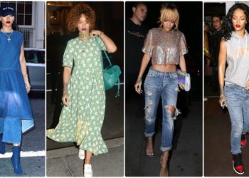 best street looks of Rihanna fashion 2017