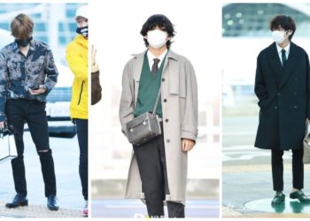 V / Kim Taehyung BTS Bold Airport Fashion Style Inspiration and Lookbook II Know His Style