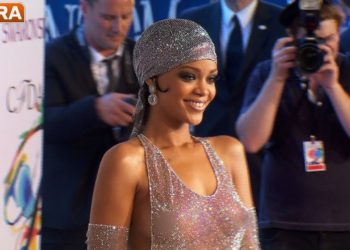 Rihanna Rocks Shockingly Sheer Swarovski Crystal Dress at CFDA Awards
