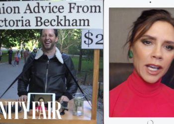 Victoria Beckham Gives Strangers Fashion Advice for $2 in Central Park | Vanity Fair