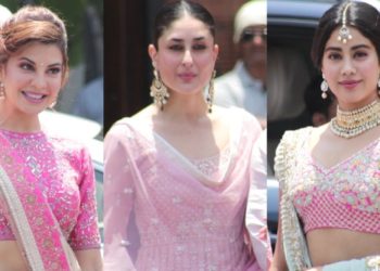 Kareena Kapoor, Jacqueline Fernandez, Jhanvi Kapoor At Sonam Kapoor Wedding