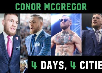 Conor McGregor travels in style as he goes through 4 cities in 4 days