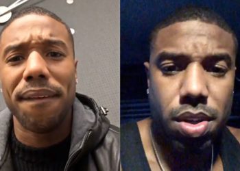 Michael B. Jordan Goes To Newark Black Panther Screening In Style