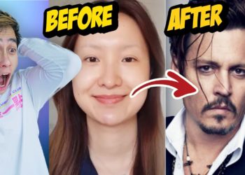 Chinese Johnny Depp Makeup Transformation PROVES Makeup Is a LIE (TIK TOK CHINA)
