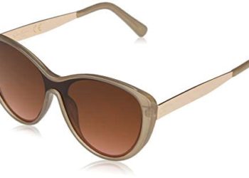 Jessica Simpson Women’s J5871 Cat-Eye Shield Sunglasses with 100% UV Protection, 55 mm