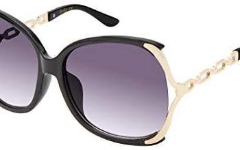 Jessica Simpson Women’s J5833 Over-Sized Combination Vented Sunglassees with 100% UV Protection, 60 mm