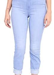 Celebrity Pink Jeans Women High Rise Roll Cuff Crop Skinny Stretchy Capri Jeans with Fray Hem CJ40468H21