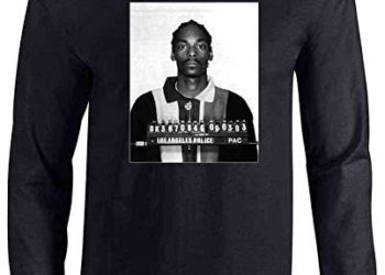 Celebrity Mugshot Apparel Funny Golf Vintage Cool Full Long Sleeve Tee T-Shirt