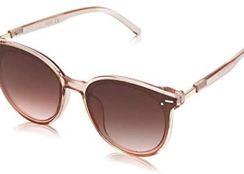 SOJOS Classic Round Retro Plastic Frame Vintage Large Sunglasses for Women Men BLOSSOM SJ2067