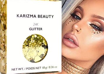 24K Gold Chunky Glitter ✮ KARIZMA BEAUTY ✮ 10g Festival Glitter Cosmetic Face Body Hair Nails