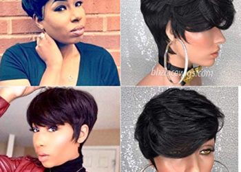 Exclusive//Funky Short crop cut wig Kandy bowl cut layers short wig FULL CAP WIG wig short style short black hair quickweave 27 piece