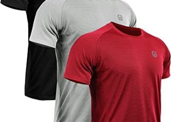 Neleus Men’s Dry Fit Mesh Athletic Shirts