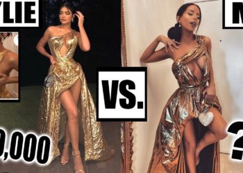 MAKING KYLIE JENNER'S DRESS *for cheap!*