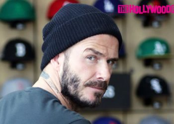 David Beckham Goes Off On Paparazzi While Out With His Son Brooklyn At New Era 2.18.16