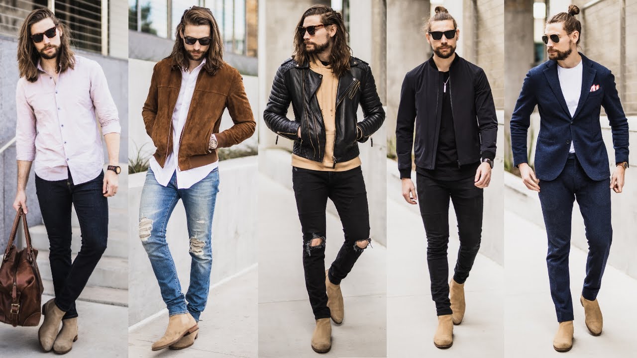 5 Outfits From 1 Pair Of Chelsea Boots Mens Style Lookbook Celebrity Fashion Style 3192