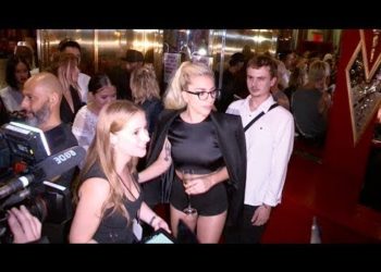 Lady Gaga and Jourdan Dunn at Brandon Maxwell Fashion Show in New York