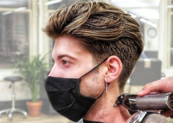 90s Style Undercut Haircut (Leonardo DiCaprio Inspired)