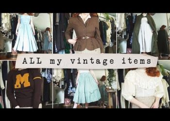 Trying on ALL of My Vintage Clothes