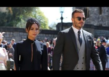 David Beckham nearly steals the show at royal wedding in sharp suit