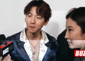 BAEKHYUN at the Privé Alliance Fashion Launch in Los Angeles, California