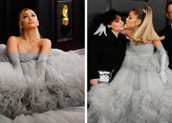 Ariana Grande SLAYS in DRAMATIC Gown | GRAMMYs 2024