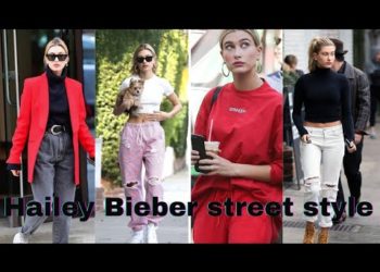 Hailey Bieber street style
