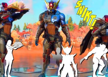 The Leader of The Seven Skin [The Rock (Dwayne Johnson) The Foundation] doing All Built-In Emotes!..