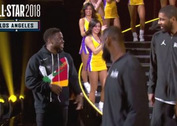 Kevin Hart Leads 2018 NBA All-Star Game Introductions | Team LeBron & Team Stephen