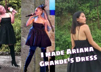 I made a Dress Inspired By Ariana Grande| DIY Ariana Grande’s Dress| Arunachal Pradesh| India|