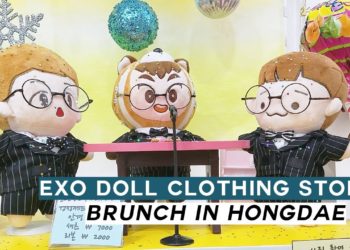 Visiting the EXO Doll Clothing Store + Brunch in Hongdae