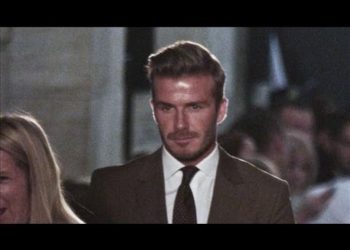 David Beckham At New York Fashion Week