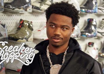 Roddy Ricch Goes Sneaker Shopping With Complex