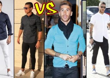 Cristiano Ronaldo vs Sergio Ramos Fashion Style | Clothing, Hairstyle, Wristwatch, Shoes