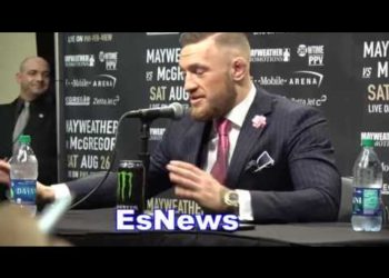 Conor Mcgregor Proud Of His Suit With Lines That Read F-U EsNews Boxing