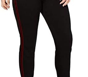 Celebrity Pink Womens Plus Varsity Stripe Denim Striped Ankle Jeans