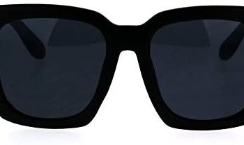 SUPER Oversized Square Sunglasses Womens Modern Hipster Fashion Shades