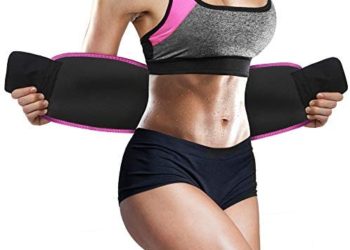 Perfotek Waist Trimmer Belt, Sweat Wrap, Tummy Toner, Low Back and Lumbar Support with Sauna Suit Effect, Abdominal Trainer