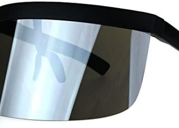 Extra Oversize Visor Style Huge Mask Color Funky Sunglasses